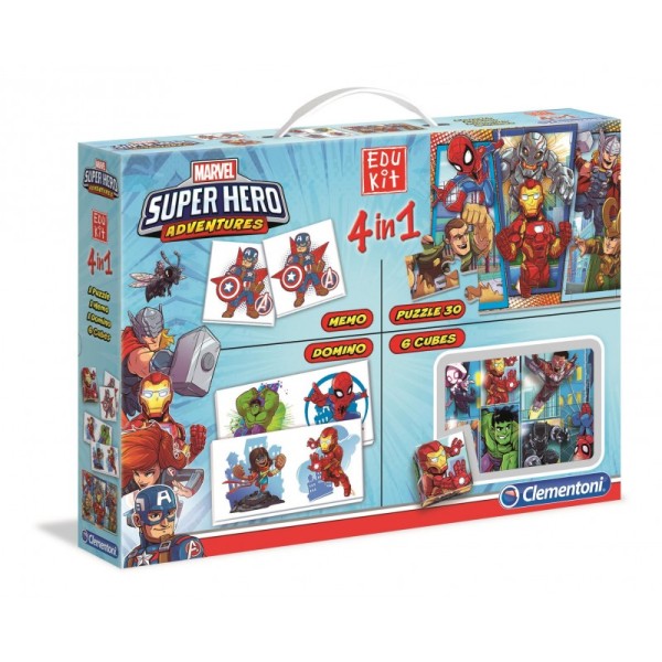 F - 4IN1- Edukit 4 em 1  Super Hero - 18070