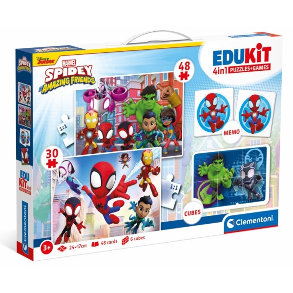 F - 4IN1 - EDUKIT 4IN1 SPIDEY AND HIS - 03-18295CLE