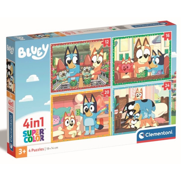 F - 4IN1 - PUZZLE 4IN1 BLUEY - 03-21530CLE