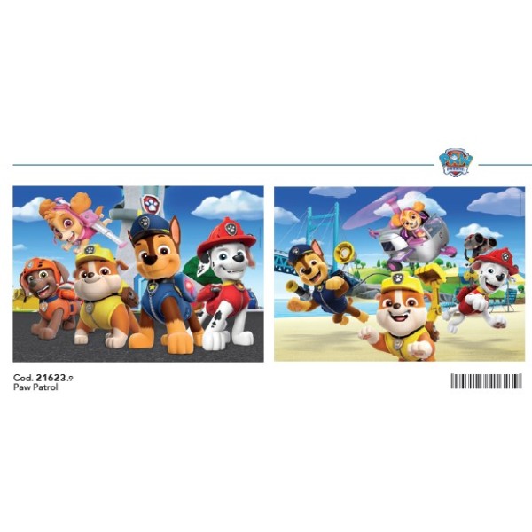 B - 2X60 PUZZLE PATRULHA PATA - 03-21623CLE