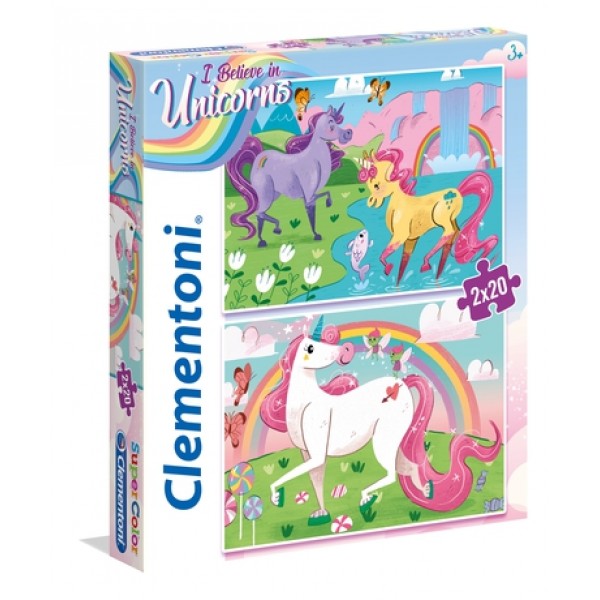 A - 2x20 - PUZZLE - 2X20 UNICORNIOS - 03-24754