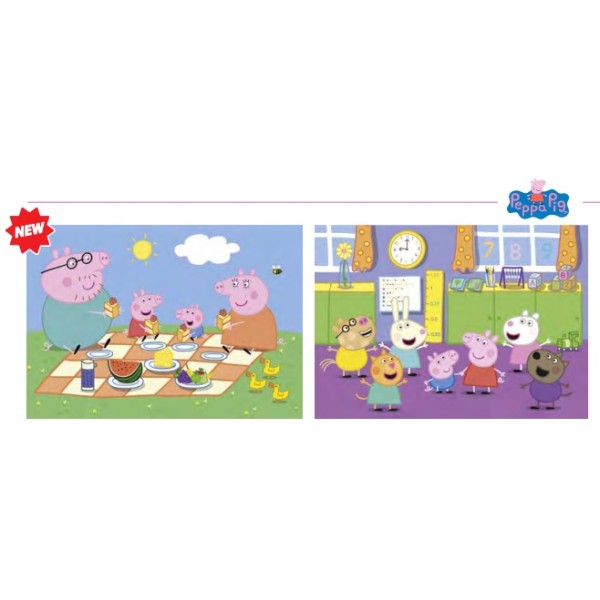B - 2X60 - PUZZLE 2X60 PEPPA PIG - 03-24793CLE