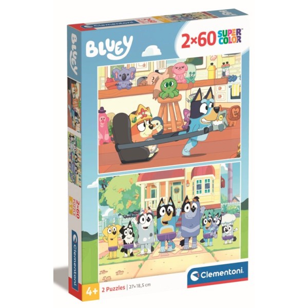 B - 2X60 - PUZZLE 2X60 BLUEY - 03-24813CLE