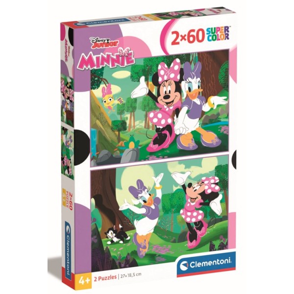 B - 2X60 - PUZZLE 2X60 DISNEY MINNIE - 03-24815CLE