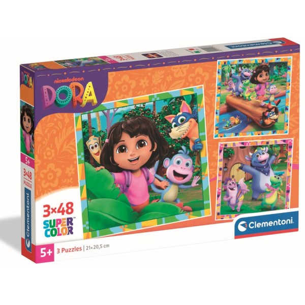 C - 3X48 PUZZLE SQUARE DORA THE EXPLORER - 03-25078CLE