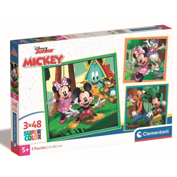 C - 3X48 - PUZZLE 3X48 SQUARE MICKEY AND FRIENDS - 03-25298CLE