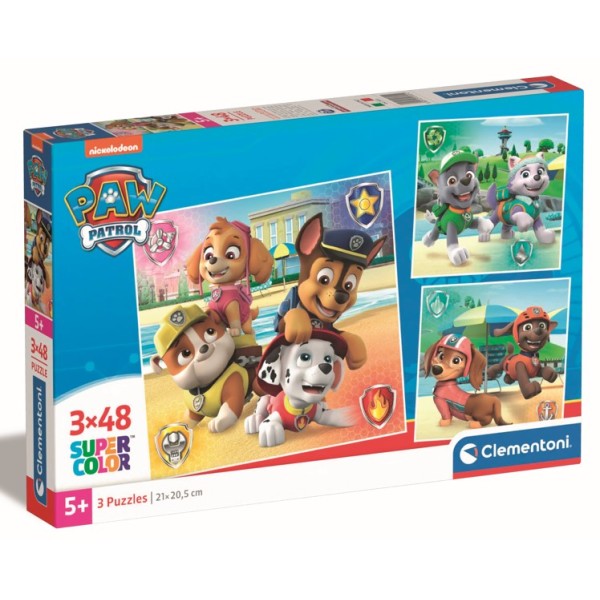 C - 3X48 - PUZZLE 3X48 SQUARE PATRULHA PATA - 03-25301CLE