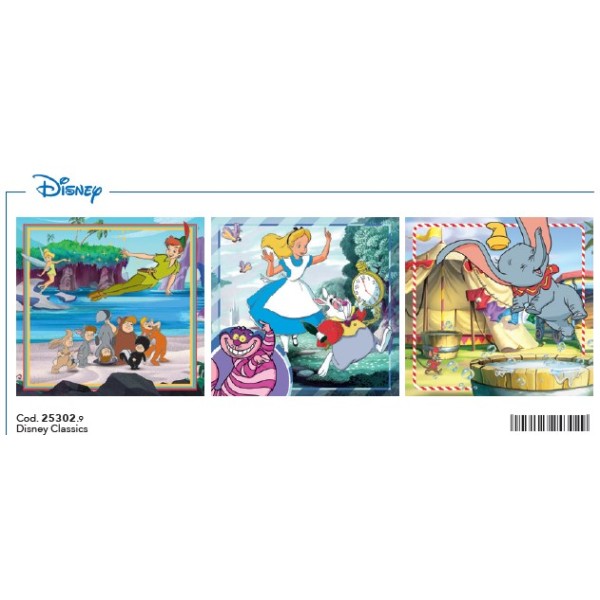 C - 3X48 - PUZZLE DISNEY CLASSICS - 03-25302CLE