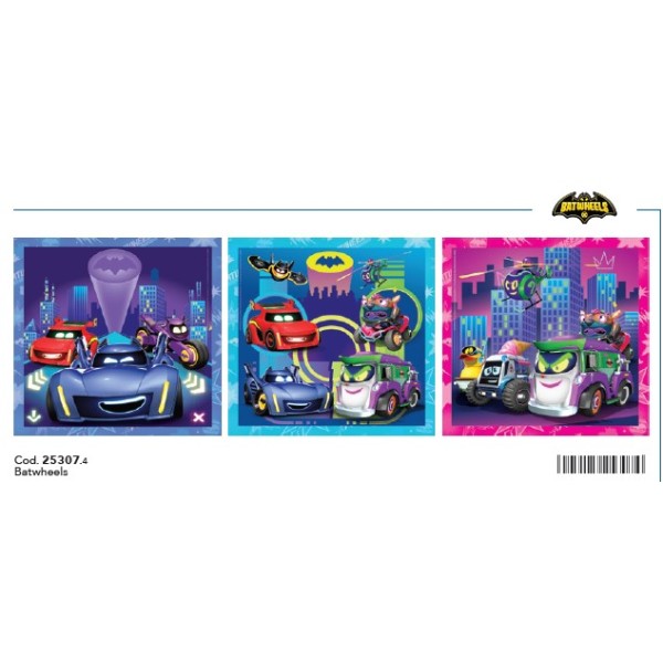 C - 3X48 - PUZZLE BATWHEELS - 03-25307CLE