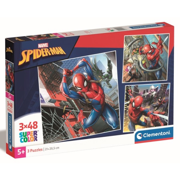C - 3X48 - PUZZLE 3X48 SQUARE SPIDERMAN - 03-25316CLE