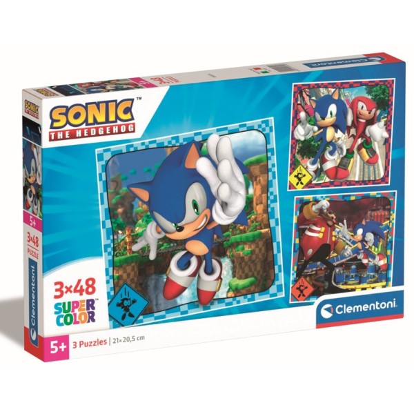 C - 3X48 - PUZZLE 3X48 SQUARE SONIC - 03-25320CLE