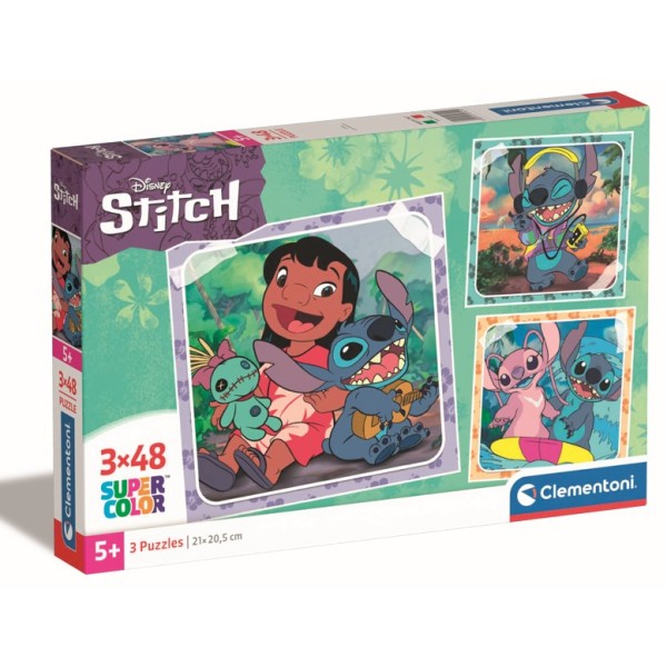 C - 3X48 - PUZZLE 3X48 SQUARE STITCH DISNEY - 03-25321CLE
