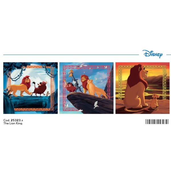 C - 3X48 - PUZZLE THE LION KING - 03-25323CLE