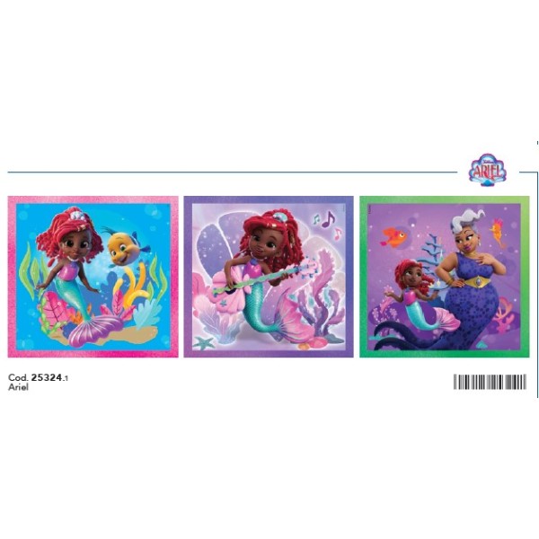C - 3X48 - PUZZLE DISNEY ARIEL - 03-25324CLE