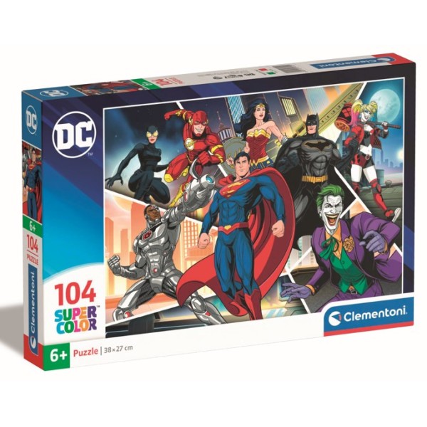 D - 104 - PUZZLE 104 WB DC COMICS - 03-25722CLE