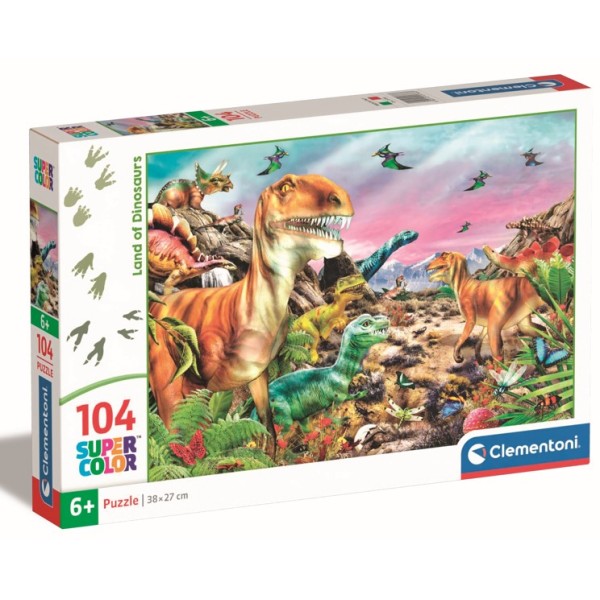 D - 104 - PUZZLE 104 NOLI LAND OF DINOSSAUROS - 03-25768CLE