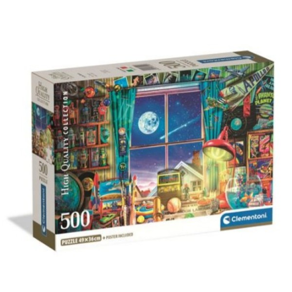 A - 500 - 500 PUZZLE HQC TO THE MOON - 03-35590CLE
