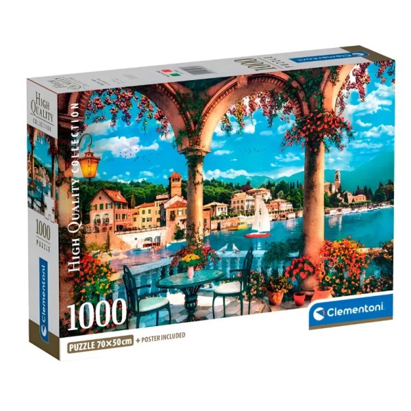 B - 1000 - 1000 PUZZLE HQC BALCONY VIEW OF THE LAKE - 03-39930CLE