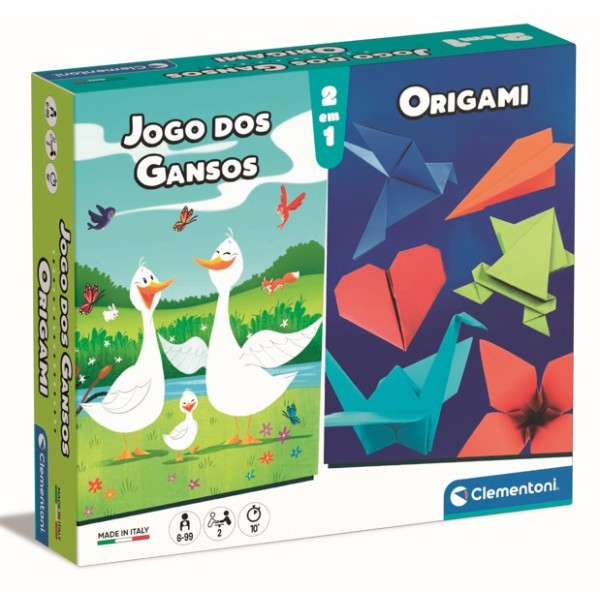 JOGO DOS GANSOS + ORIGAMI - 03-67372CLE