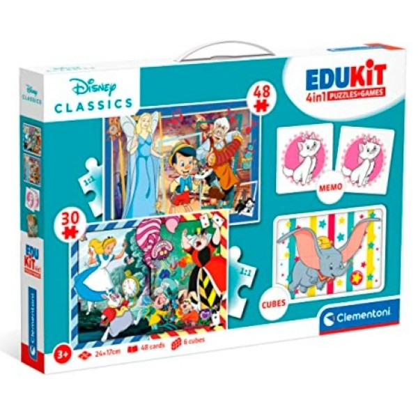 F - 4IN1 - EDUKIT 4IN1 DISNEY CLASSICS - 03-18290CLE