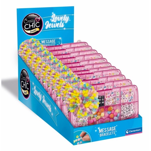 CRAZY CHIC - MENSAGEM BRACELETE ROSA - 03-18892CLE CRAZY CHIC - MENSAGEM BRACELETE ROSA - 03-18892CLE