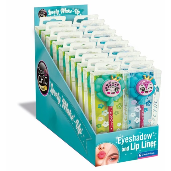 CRAZY CHIC - EYESHADOW AND LIP LINER FLOWERS BLUE - 03-19425CLE CRAZY CHIC - EYESHADOW AND LIP LINER FLOWERS BLUE - 03-19425CLE
