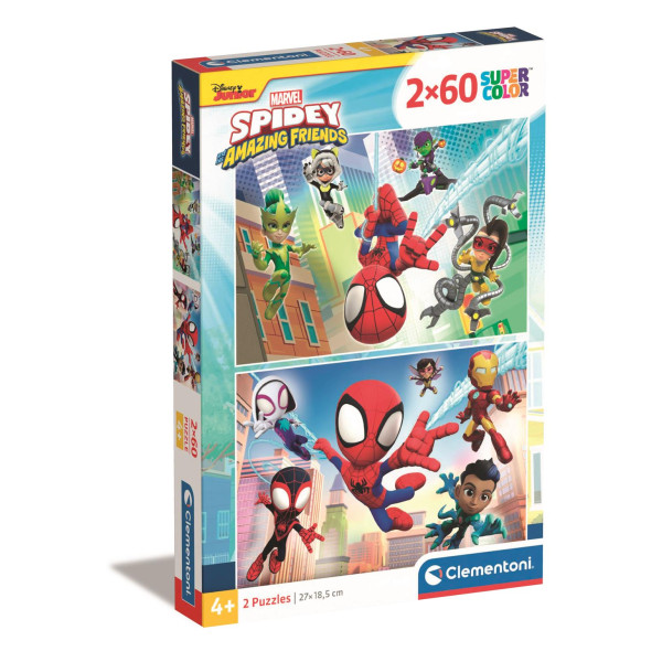B - 2X60 - PUZZLE 2X60 SPIDEY - 03-21625CLE