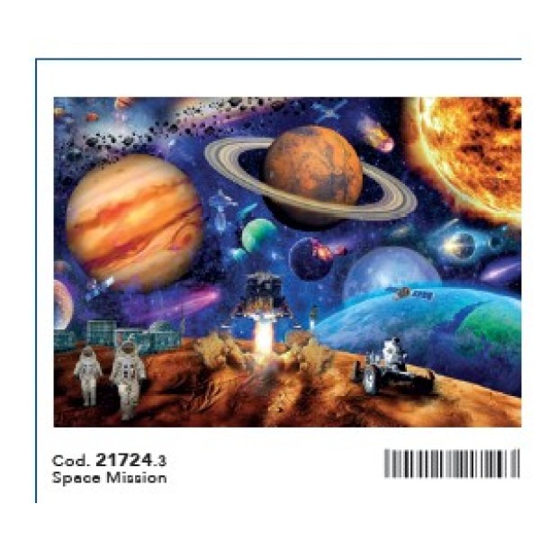 EZ - 300 - PUZZLE SUPER SPACE MISSION - 03-21724CLE