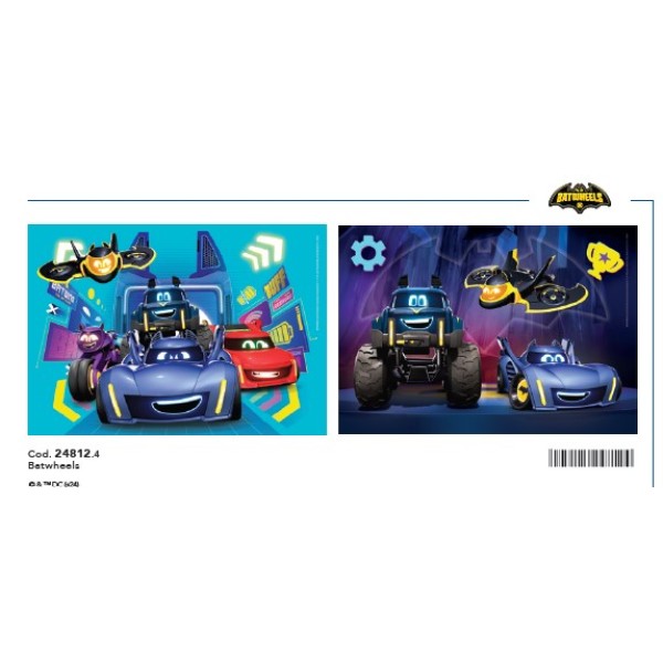 B - 2X60 - PUZZLE BATWHEELS - 03-24812CLE