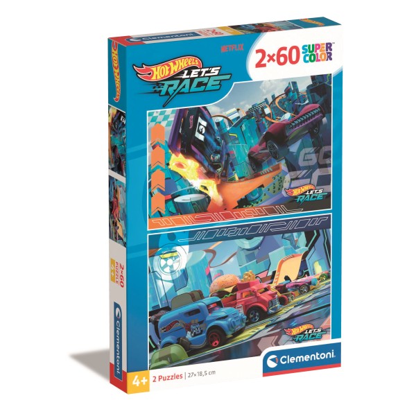 B - 2X60 PUZZLE HOTWHEELS - 03-24816CLE