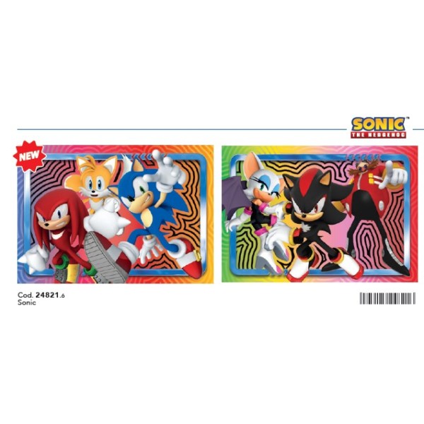 B - 2X60 - PUZZLE SONIC - 03-24821CLE