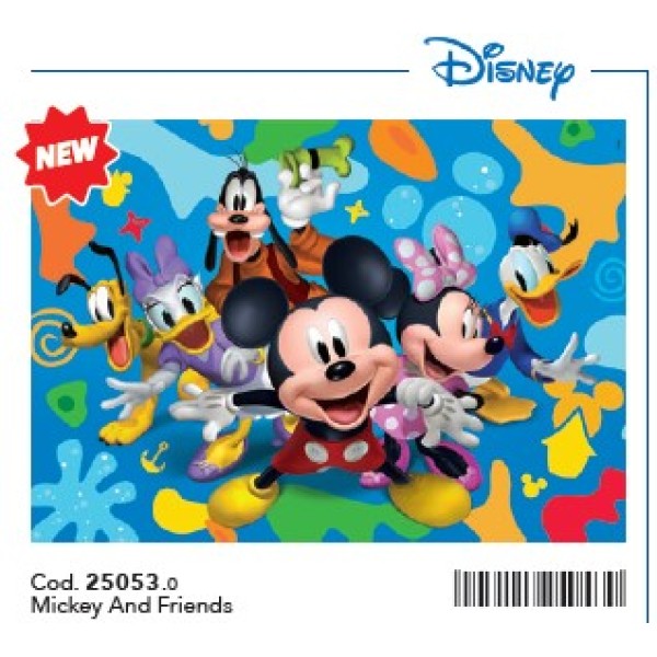 D - 104 - PUZZLE DISNEY MICKEY AND FRIENDS - 03-25053CLE
