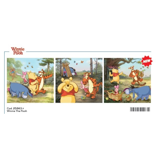 C - 3X48 - PUZZLE DISNEY WINNIE THE POOH - 03-25063CLE