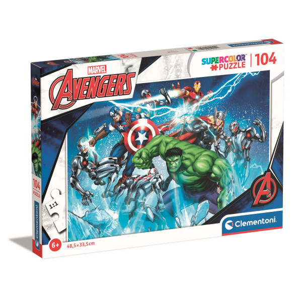 D - 104 - PUZZLE 104 MARVEL AVENGERS - 03-25744CLE