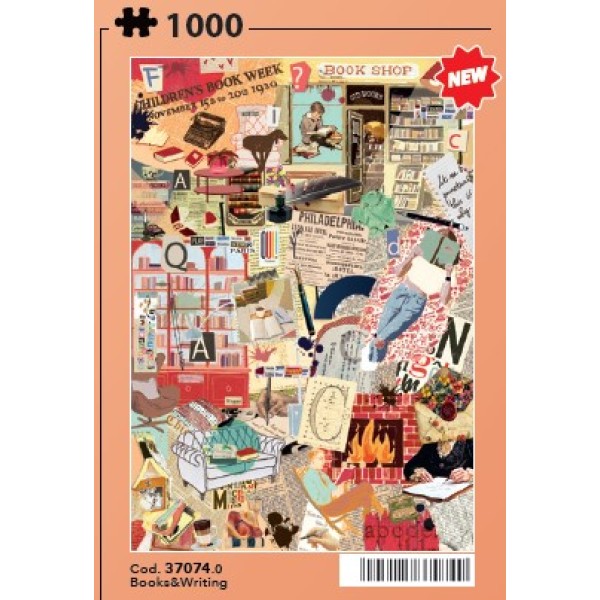B - 1000 PUZZLE MORE IS MORE BOOKS & WRITING - 03-37074CLE