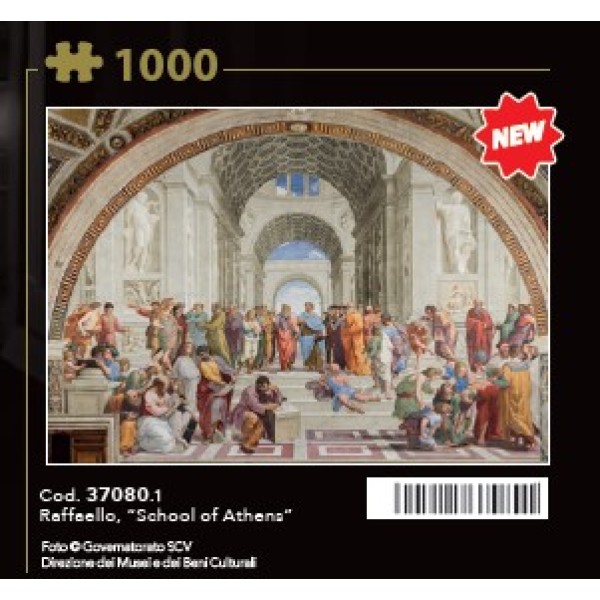 B - 1000 - PUZZLE VATICANI RAPHAEL - 03-37080CLE