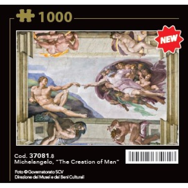 B - 1000 - PUZZLE VATICANI MICHELANGELO - 03-37081CLE