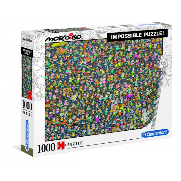 B - 1000 - PUZZLE 1000 PCS IMPOSSIBLE MORDILLO - 39550