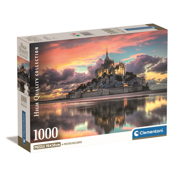 B - 1000 - PUZZLE 1000 HQC LE MAGNIFIQUE MONT SAINT MI - 03-39769CLE