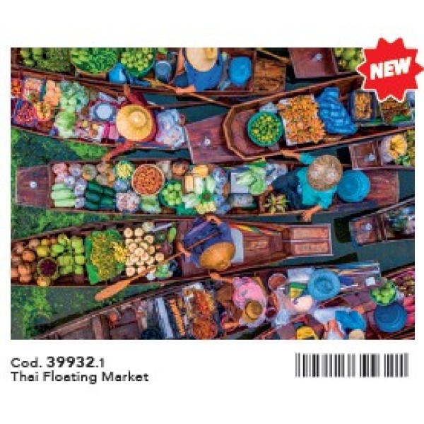 B - 1000 - PUZZLE HQC THAI FLOATING MARKET - 03-39932CLE