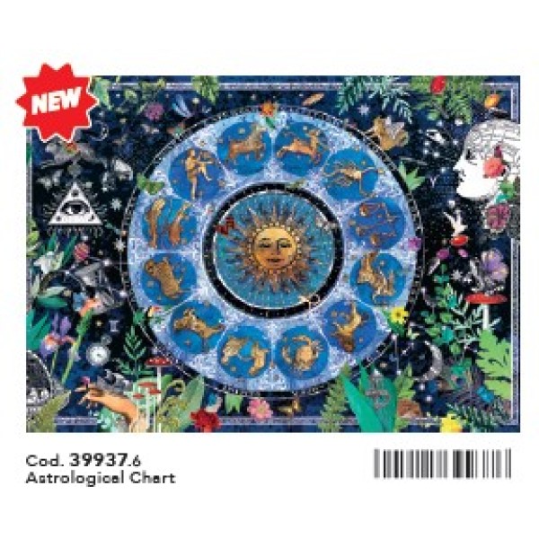 B - 1000 - PUZZLE HQC ASTROLOGICAL CHART - 03-39937CLE