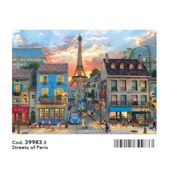 B - 1000 - PUZZLE HQC STRETS OF PARIS - 03-39983CLE