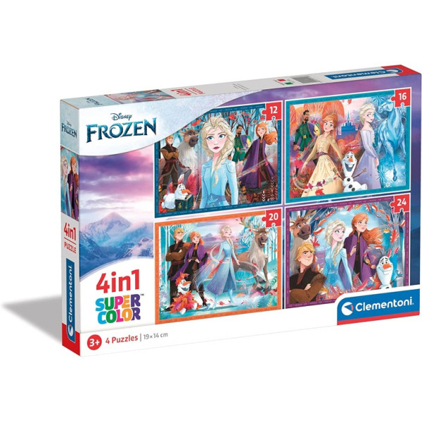 F - 4IN1 - PUZZLE 4IN1 FROZEN - 03-21518CLE